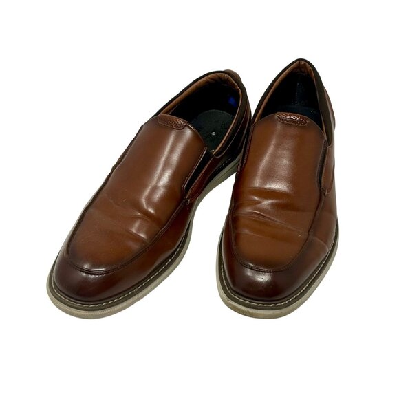 Mens Shengboard -  Brown Slip-On Loafers -  Size 9W - Picture 1 of 9
